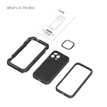 SmallRig 4828 - zestaw, klatka operatorska z etui do iPhone 16 Pro_4
